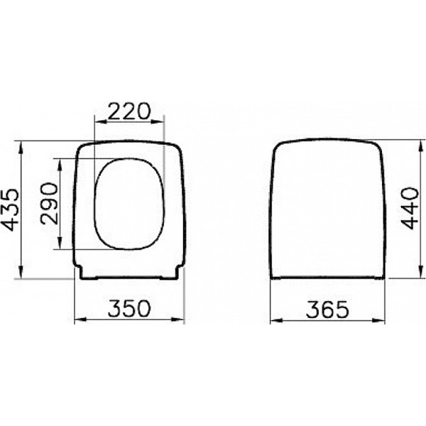 Крышка-сиденье VitrA Metropole 90-003-009 с микролифтом, петли хром