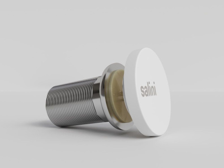 Донный клапан для раковины D 502 Salini белый 162201G