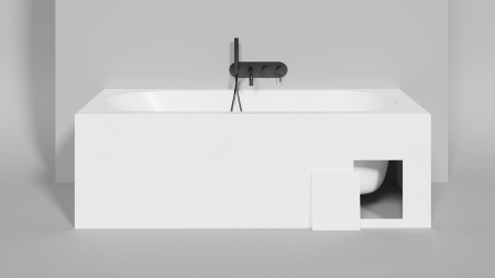 Ванна встраиваемая Salini ORNELLA 160x70 KIT покраска по RAL полностью, S-Stone, матовый 102426MF