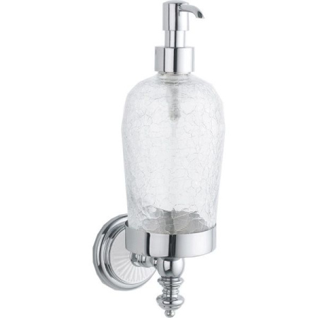 Дозатор для жидкого мыла Boheme Vogue Bianco 10147 Хром