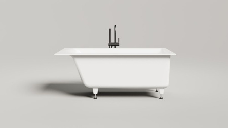 Ванна встраиваемая Salini CASCATA KIT 150x70 покраска по RAL полностью, S-Sense, глянцевый 105012GF