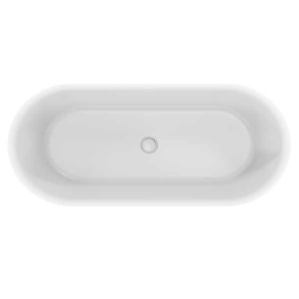 Ванна AQUAme акриловая отдельностоящая AQM3501MW