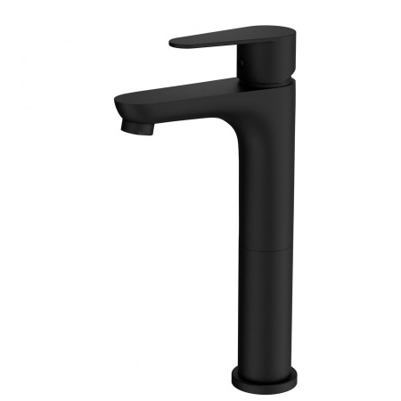 Смеситель для раковины высокий WONZON & WOGHAND, Черный матовый (WW-A40232-MB)