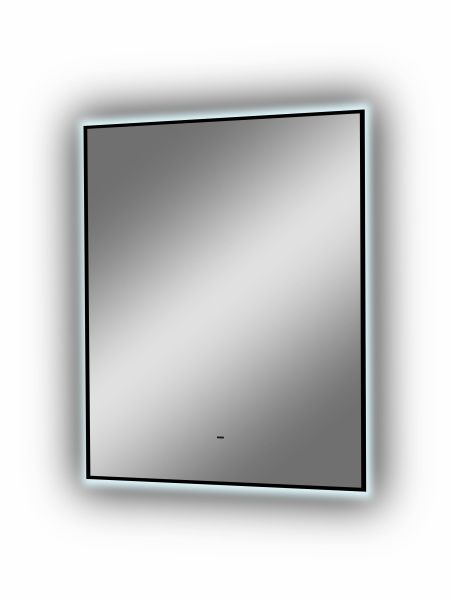 Зеркало Континент Amer Black LED 600x700