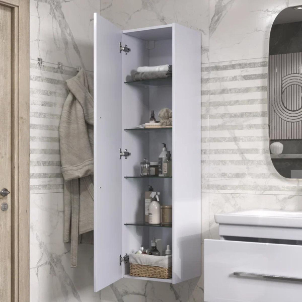 Пенал для ванной комнаты VIGO Land 40см, белый