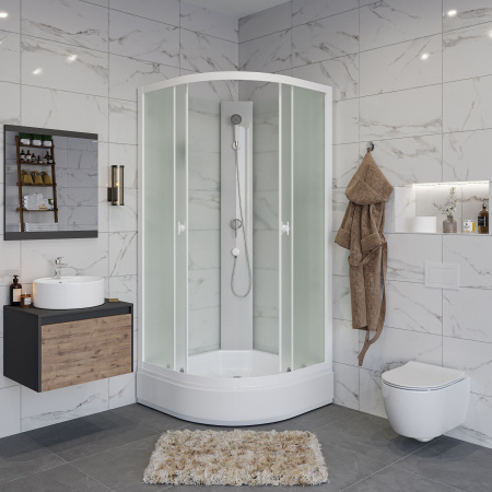 Душевая кабина Niagara Promo P100/26/MT/BK (100х100х195) 4 места