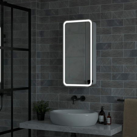 Зеркало-шкаф Reflexion Circle LED 400х800 RF2105SR