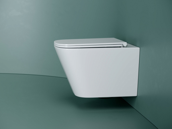 Подвесной унитаз Union безободковый, смыв торнадо CERAMICANOVA CN4009T