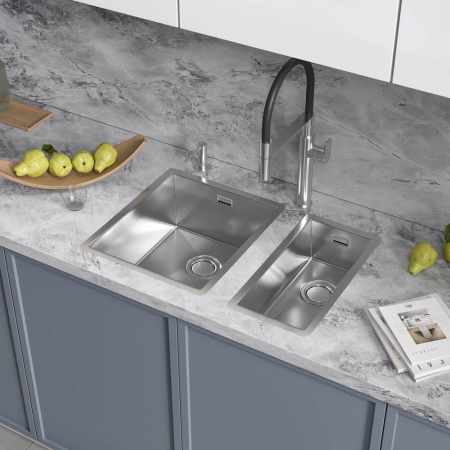 Кухонная мойка Reflexion Como RX2022SS полированная сталь