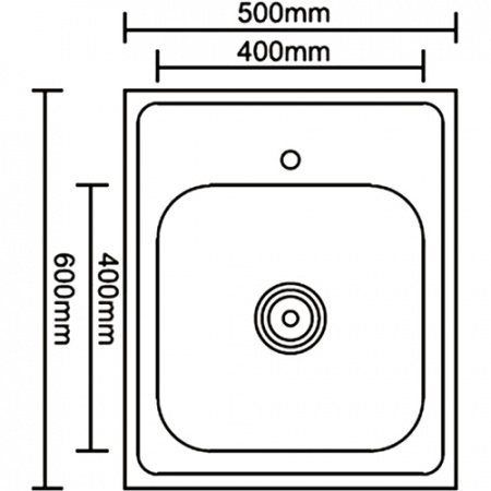 Кухонная мойка Ledeme L65060 50x60