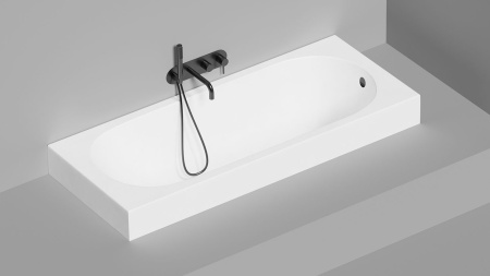 Ванна встраиваемая Salini ORNELLA 160x70, S-Sense, глянцевый белый 102316G