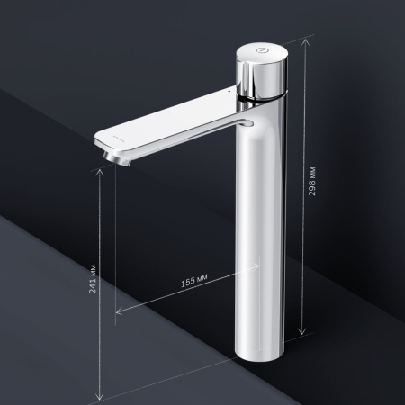 F85A92500_xxx X-Joy TouchReel Смеситель для умывальника AM.PM, высокий, хром.