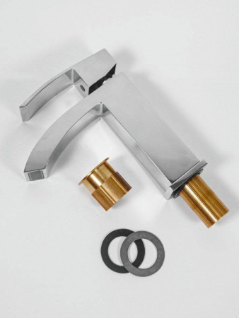 Cмеситель для раковины Hansberge H1077 Хром