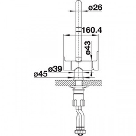 Cмеситель для мойки Blanco Trima 520840