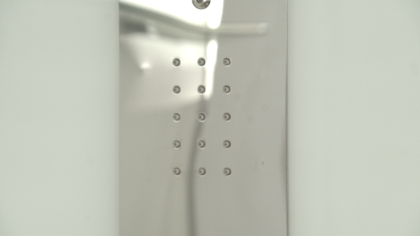 Душевая кабина Timo Premium IMPI  (100*100*220), стульчик прозрачный