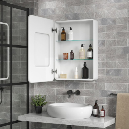 Зеркало-шкаф Reflexion Circle LED 600х800 RF2109SR