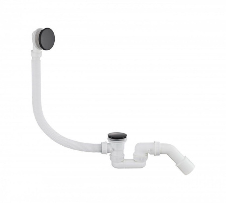 Автоматический сливы-перелив для ванны Grocenberg GB230 Чёрный матовый