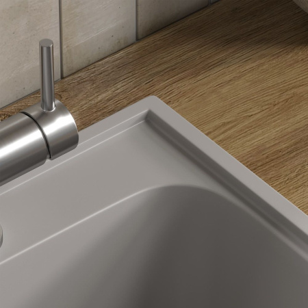 Кухонная мойка Reflection Quadra RF0243GR, серый