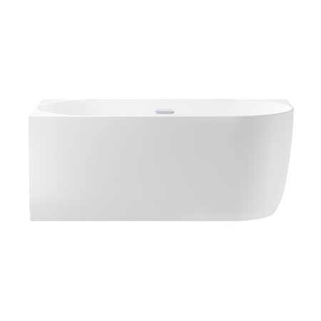 Акриловая ванна в наборе 4 в 1: пристенная ванна (левый разворот), каркас, экран, слив-перелив Wellsee Belle Spa 235701001