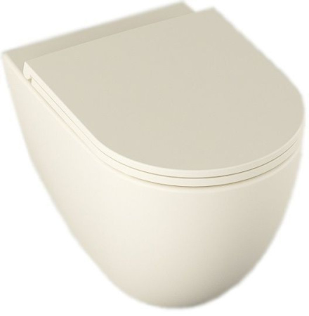Унитаз ISVEA Infinity подвесной 365*530*400 -слоновая кость матовый 10NF02001SV-2K