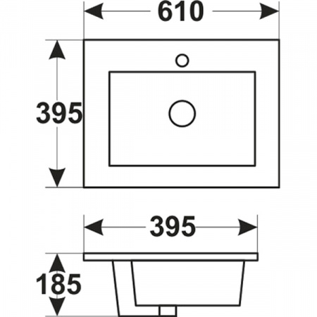 Раковина Melana MLN-S60 (9393)