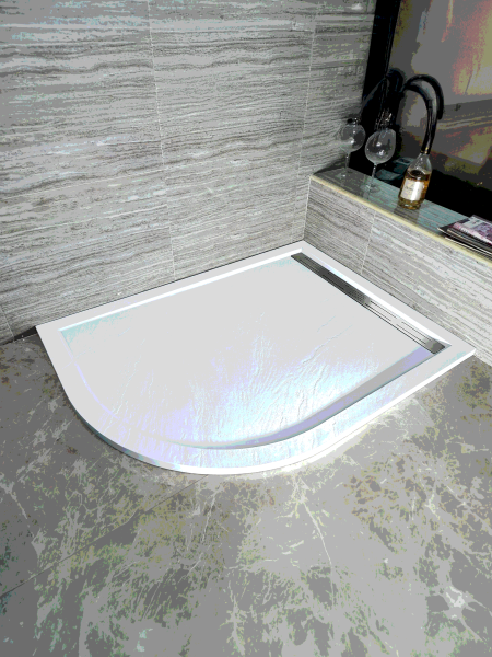 Душевой поддон WeltWasser WW TRR12090 STONE-WT L