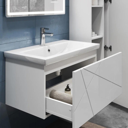 Тумба под раковину подвесная VIGO Geometry 035, 80 см