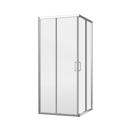 Душевой уголок AQUABATH ATLAS AB-04F-800-2000 (80x80, хром, прозрачное стекло)