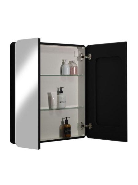 Зеркало-шкаф Reflexion Black LED 760х850 RF2002BL