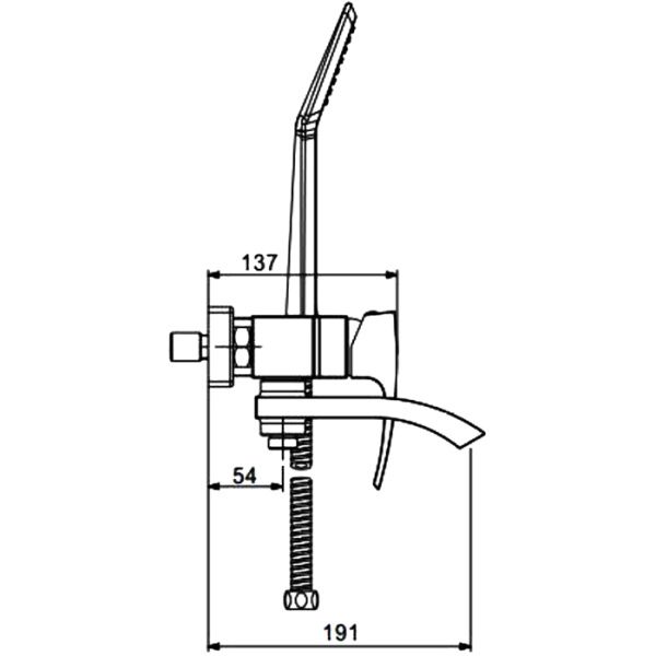 Смеситель для ванны Gappo G3207-6