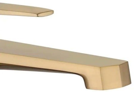 Cмеситель для раковины Высокий Grocenberg GB3025 Золото матовый