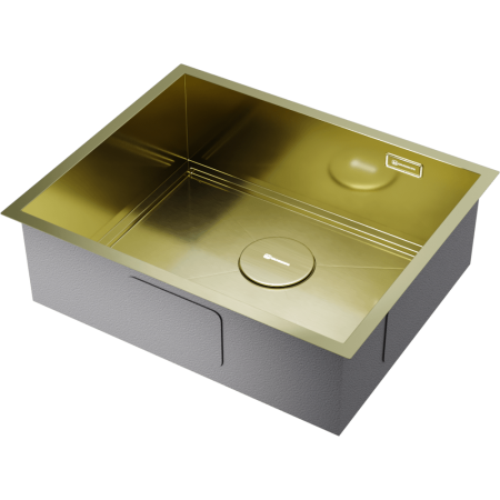 Кухонная мойка Omoikiri Kasen 54-16-INT-LG нерж. сталь/светлое золото 4997060