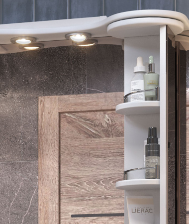 Зеркало со шкафом VIGO Callao zsh.CAL.70.El, 70.6 см