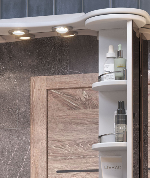 Зеркало со шкафом VIGO Callao zsh.CAL.70.El, 70.6 см