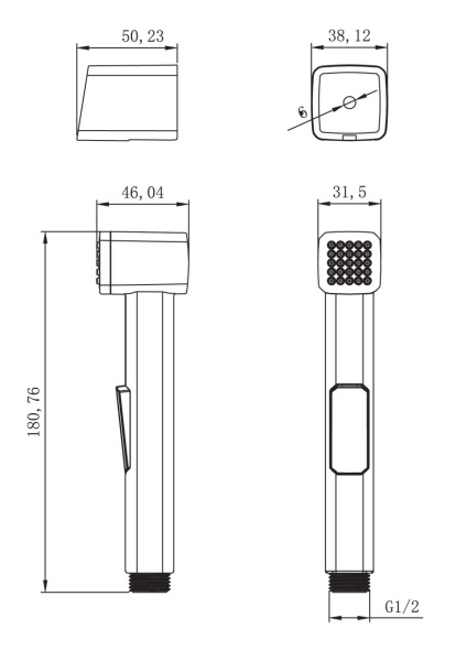 Гигиенический душ Lemark LM8076С