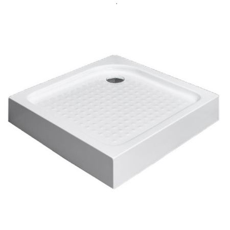 Душевой поддон AQUABATH ATLAS ABS-80 (квадратный, 80x80, белый, акрил, с сифоном)