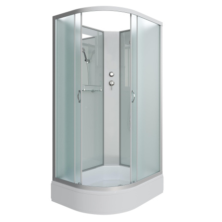 Душевая кабина Niagara Classic NG-33084-14RBK (100х80х200) средний поддон(26см),стекло матовое