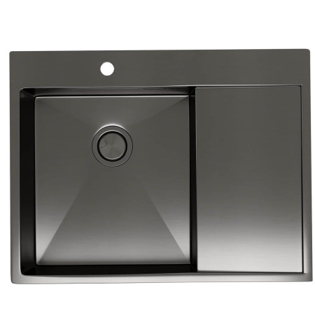 Кухонная мойка Reflexion Maggiore RX2365BL оружейная сталь