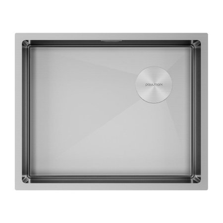 Мойка Paulmark NEXT-SKEW 54 UNI PM885444-BS 440х540х200 мм, нержавеющая сталь, нержавеющая сталь