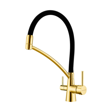 Смеситель для кухни Paulmark SIЕGEN Si213111-BG, брашированное золото