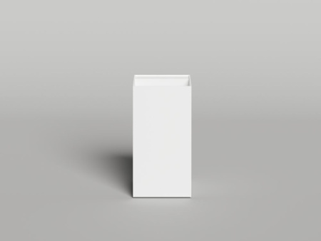 Раковина напольная Salini ARMONIA SQUARE TOP 01 без отверстия под смеситель покраска по RAL полностью, 130521TMF