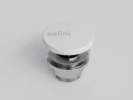 Донный клапан для раковины D 506 Salini белый 162205G
