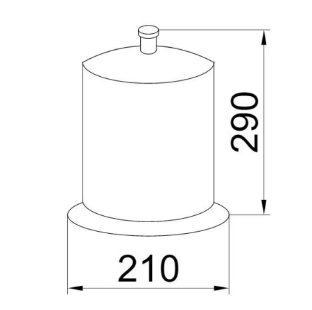 Ведро Boheme PURO, 10708