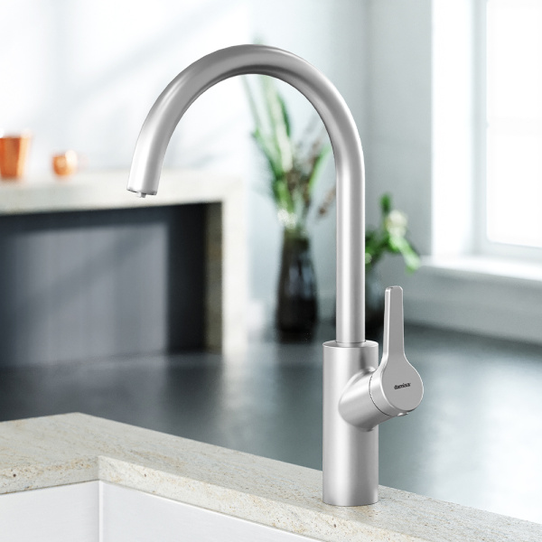 310721400  Eclipce Смеситель для кухни Damixa, с фильтрацией C - излив, никель