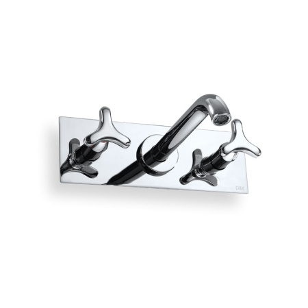 Встраиваемый смеситель для раковины D&K Hessen DA1384441, хром