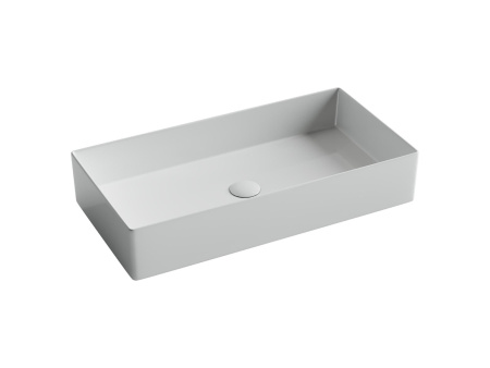 Раковина накладная прямоугольная Ceramicanova Element 701*361*130, белый, CN6071