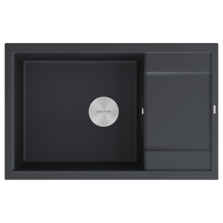 Мойка Paulmark FLUGEN 60 PM317850-AN 500х780х200 мм, IT-GRANIT, антрацит