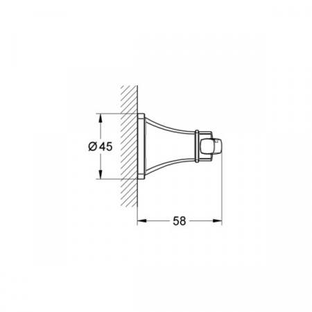 Крючок Grohe Grandera 40631000 хром