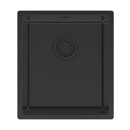 Мойка Paulmark YUNI 39 UNI YU39-MBN 390х440х200 мм, нержавеющая сталь, матовый черный