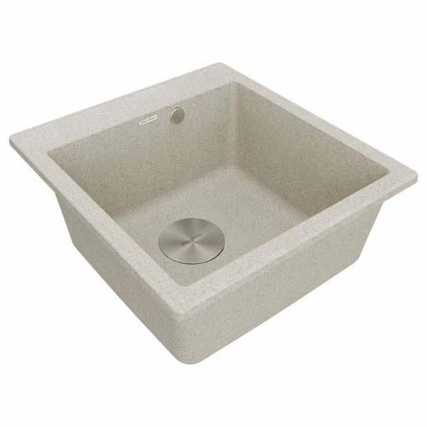 Мойка Paulmark KANTE 50 PM105152-BE 520х510х200 мм, IT-GRANIT, бежевый